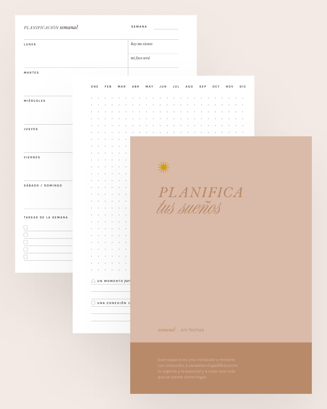 Planner semanal “Planifica tus sueños”