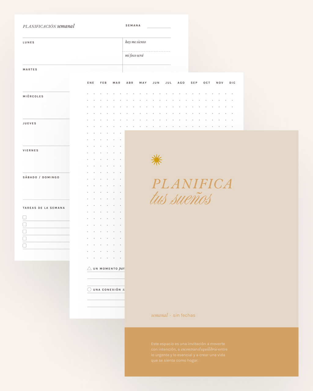 Planner semanal “Planifica tus sueños”