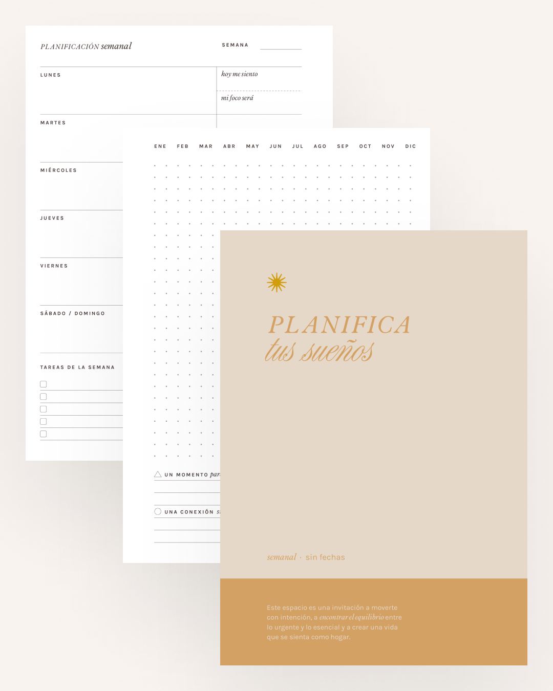Planner semanal “Planifica tus sueños”