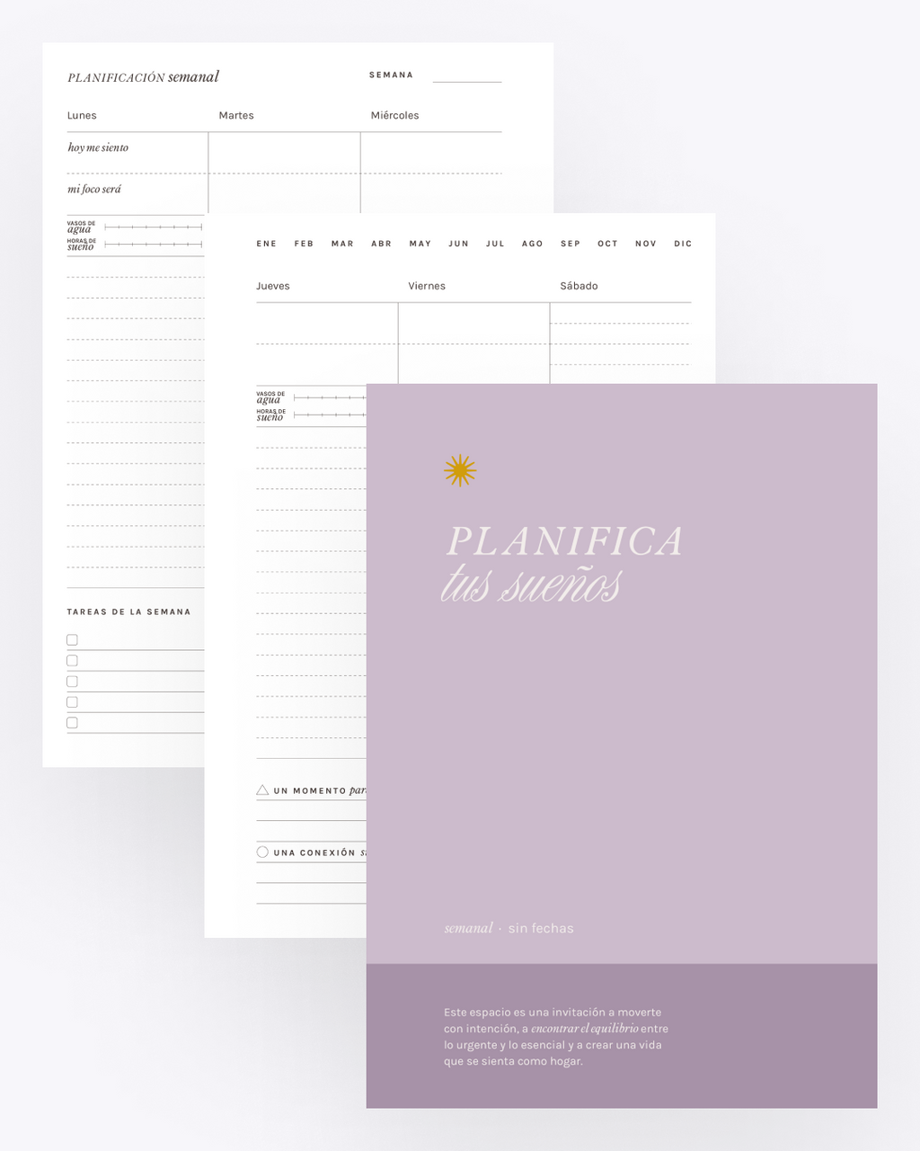 Planner semanal “Planifica tus sueños”