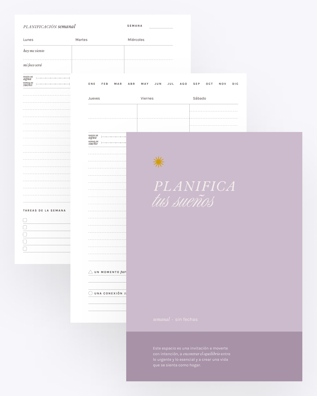 Planner semanal “Planifica tus sueños”