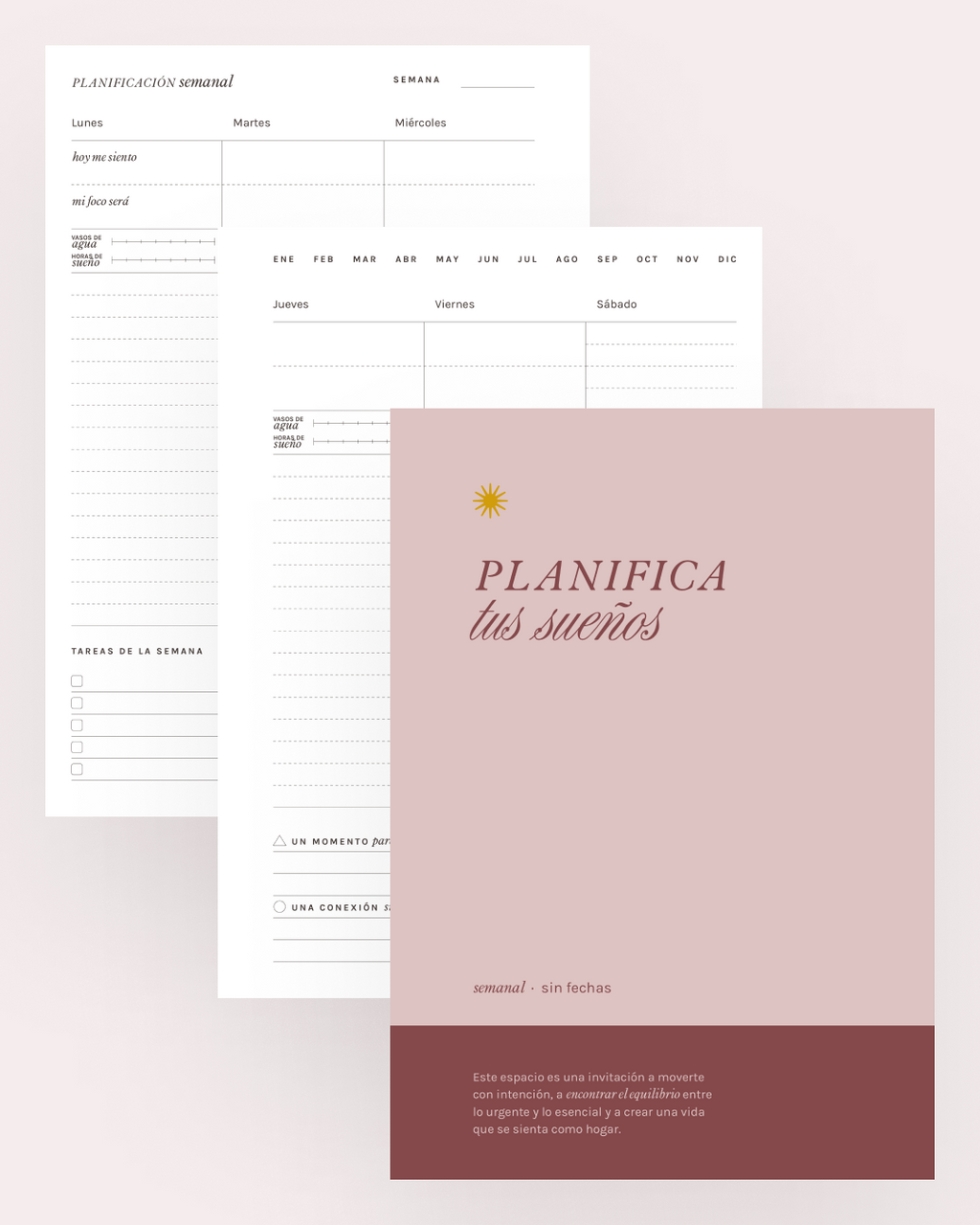 Planner semanal “Planifica tus sueños”