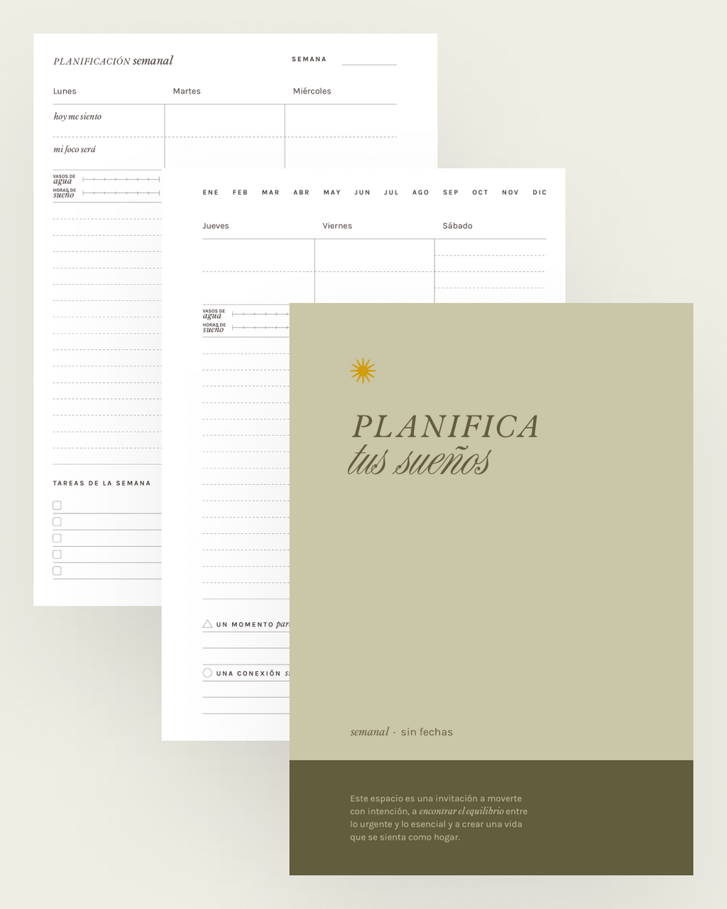 Planner semanal “Planifica tus sueños”