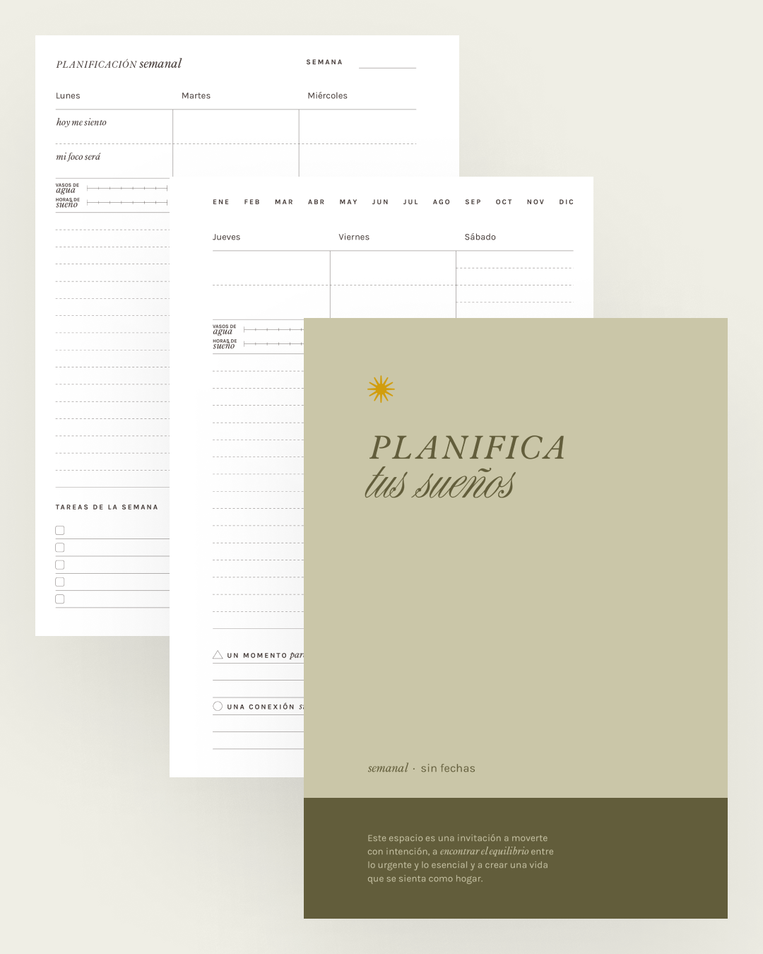 Planner semanal “Planifica tus sueños”