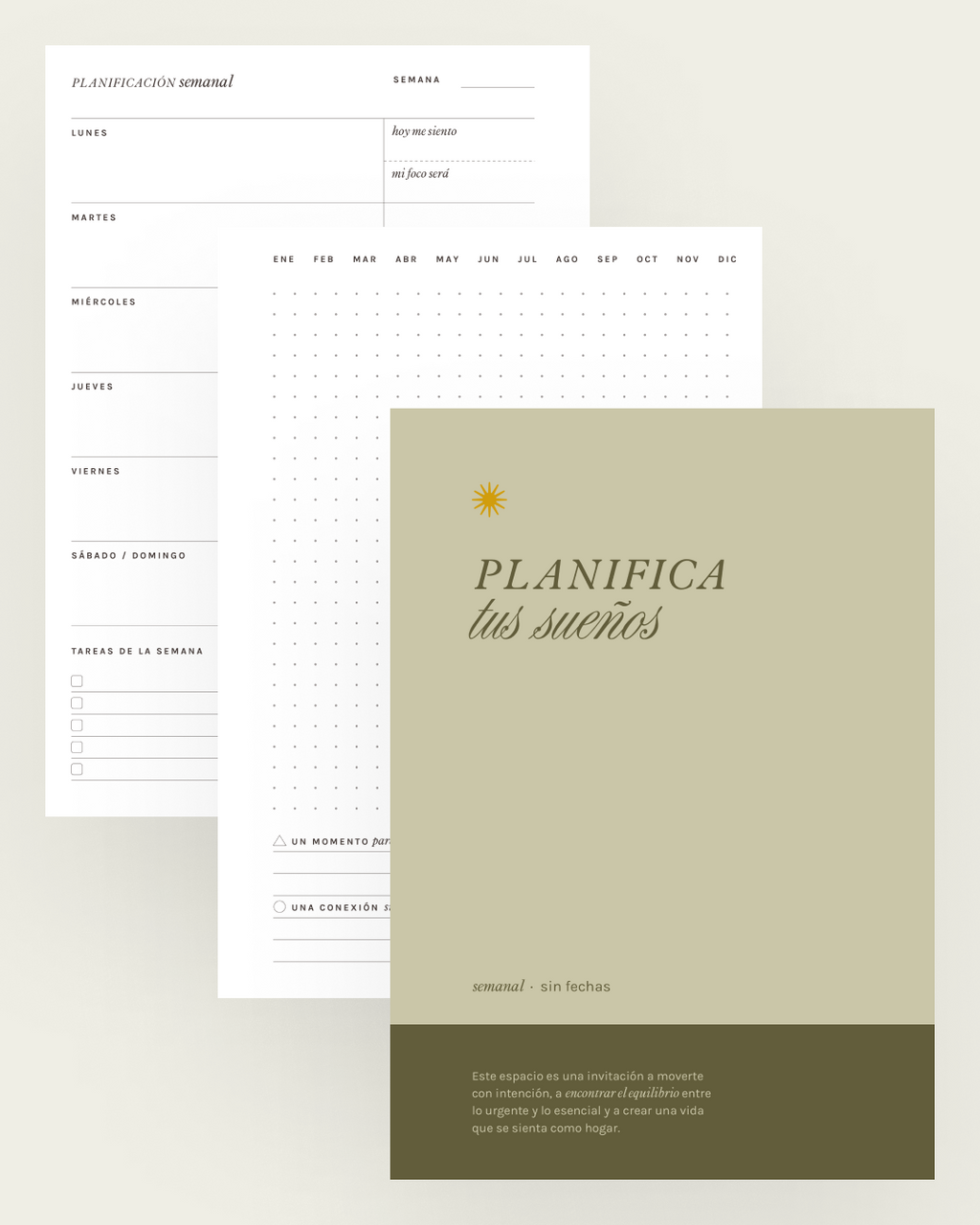 Planner semanal “Planifica tus sueños”