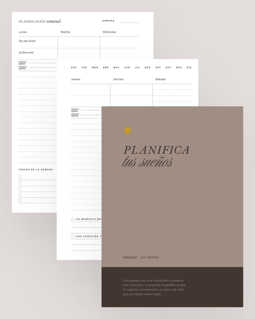 Planner semanal “Planifica tus sueños”